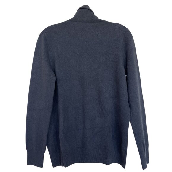 Chan Yarn Cashmere Sweater Womens Size Large Gray Long Sleeve Turtleneck Ladies - Picture 3 of 5